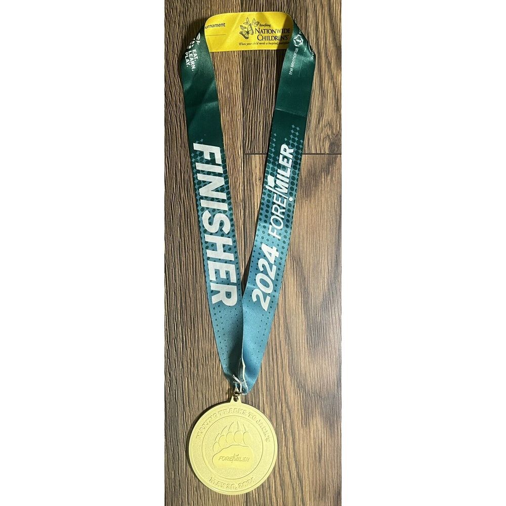 2024 Memorial Tournament Fore Miler Finisher Medal Muirfield Village Golf Club